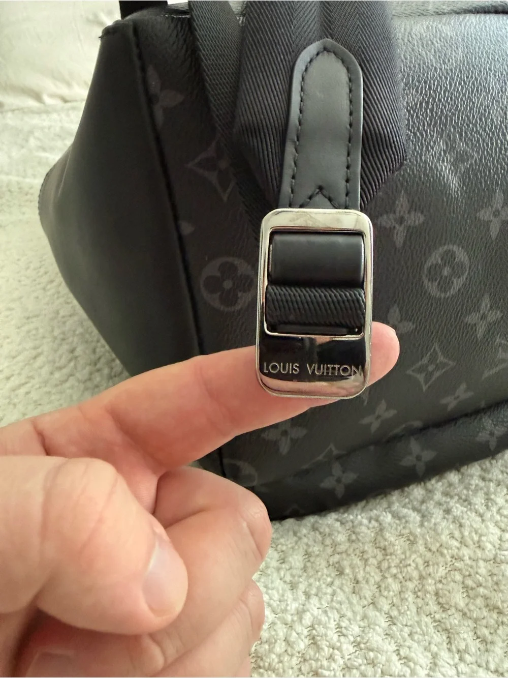 Louis Vuitton Discovery Backpack MM Monogram Eclipse
